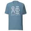 Lung Cancer Our Girl Tee - JohnVsGBMSteel BlueXS