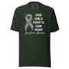 Lung Cancer Our Girl Tee - JohnVsGBMHeather EmeraldXS