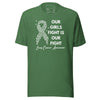 Lung Cancer Our Girl Tee - JohnVsGBMHeather Grass GreenXS