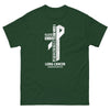 Lung Cancer Through Christ Tee - JohnVsGBMForest GreenS