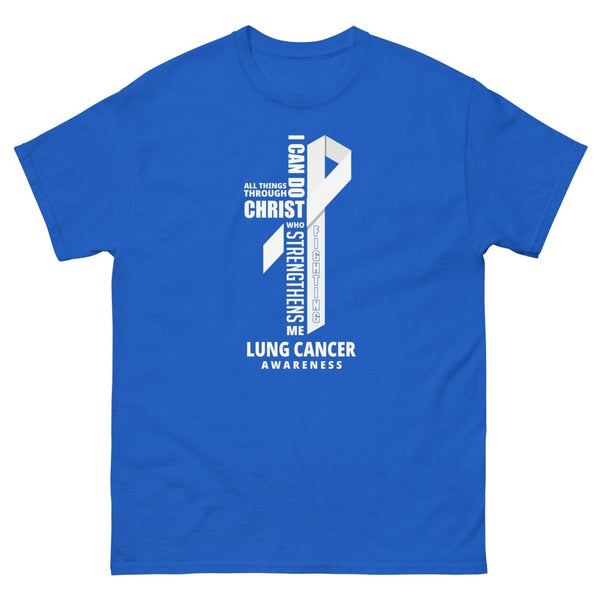 Lung Cancer Through Christ Tee - JohnVsGBMRoyalS