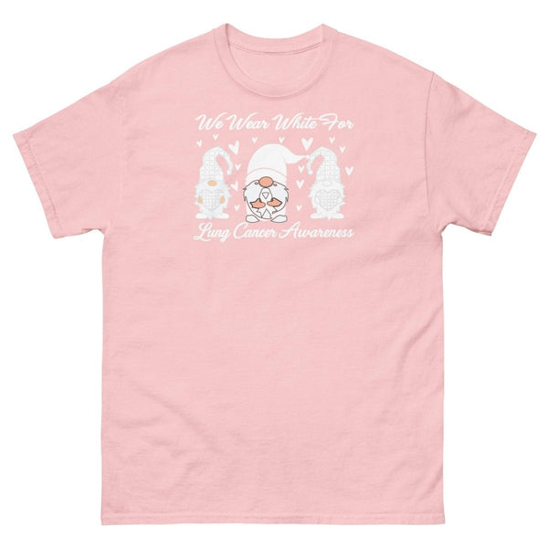 Lung Cancer White Gnomes Tee - JohnVsGBMLight PinkS