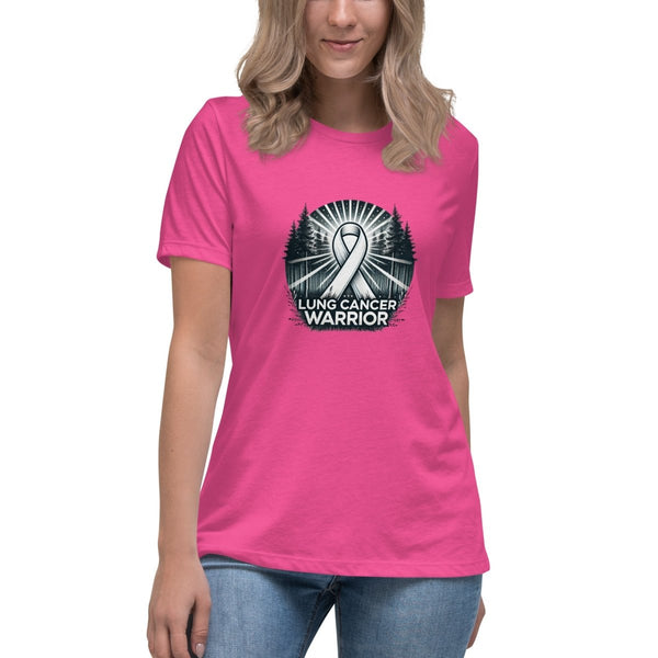 Lung Cancer Women's Forest Tee - JohnVsGBMBerryS