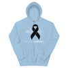 Melanoma Awareness Heartbeat Hoodie - JohnVsGBMLight BlueS