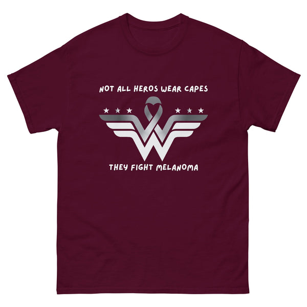 Melanoma Superhero Tee - JohnVsGBMMaroonS