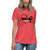 Melanoma Women's Heart Tee - JohnVsGBMHeather RedS