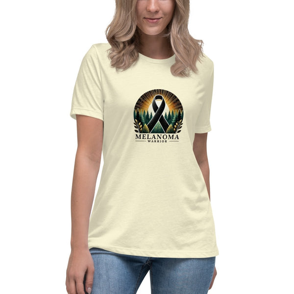 Melanoma Women's Warrior Forest Tee - JohnVsGBMCitronS