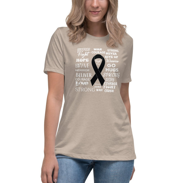 Melanoma Women's Words Tee - JohnVsGBMHeather StoneS