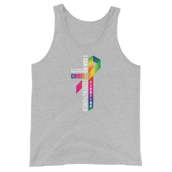 Men's All Things Through Christ Tank Top - JohnVsGBMAthletic HeatherXS