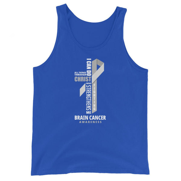 Men's Brain Cancer Christ Tank Top - JohnVsGBMTrue RoyalXS