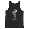 Men's Brain Cancer Christ Tank Top - JohnVsGBMBlackXS