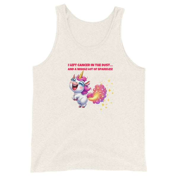 Men's Cancer Dust Tank Top - JohnVsGBMOatmeal TriblendXS