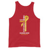 Men's Childhood Cancer Christ Tank Top - JohnVsGBMRedXS