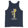 Men's Childhood Cancer Christ Tank Top - JohnVsGBMNavyXS