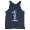 Men's Colon Cancer Christ Tank Top - JohnVsGBMNavyXS