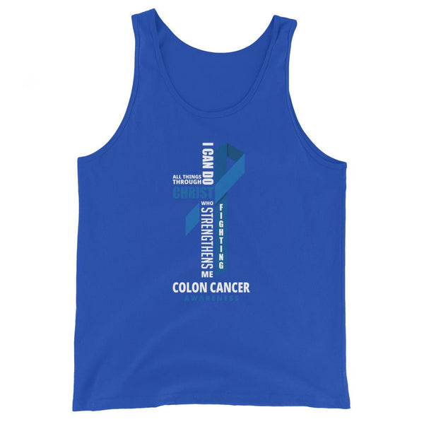 Men's Colon Cancer Christ Tank Top - JohnVsGBMTrue RoyalXS