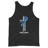 Men's Colon Cancer Christ Tank Top - JohnVsGBMCharcoal - Black TriblendXS