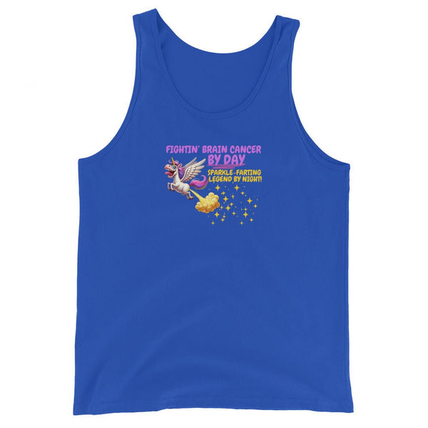 Men's Fighting Cancer by Day Tank Top - JohnVsGBMTrue RoyalXS