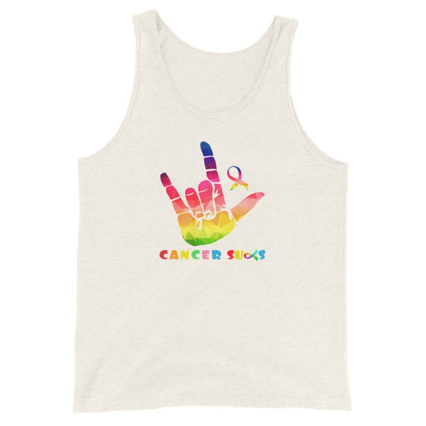 Men's Hang Loose Tank Top - JohnVsGBMOatmeal TriblendXS