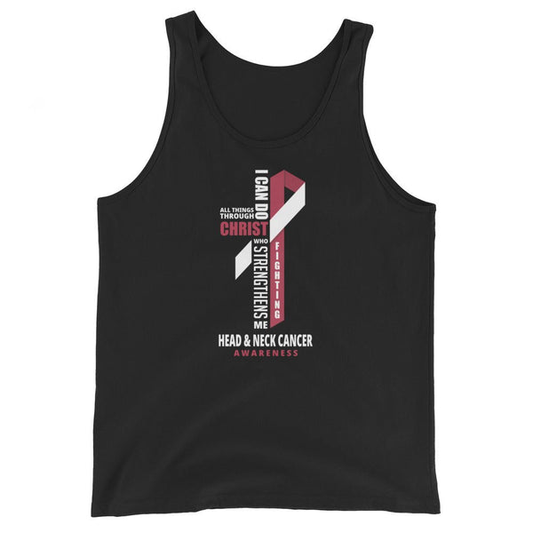 Men's Head and Neck Cancer Christ Tank Top - JohnVsGBMBlackXS