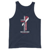 Men's Head and Neck Cancer Christ Tank Top - JohnVsGBMNavyXS