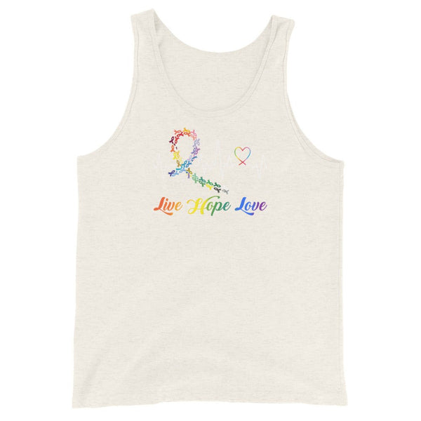 Men's Heart Beat Tank Top - JohnVsGBMOatmeal TriblendXS