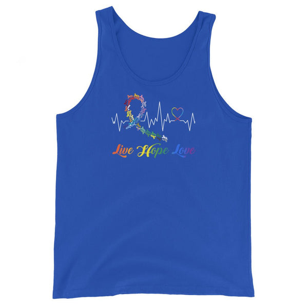 Men's Heart Beat Tank Top - JohnVsGBMTrue RoyalXS