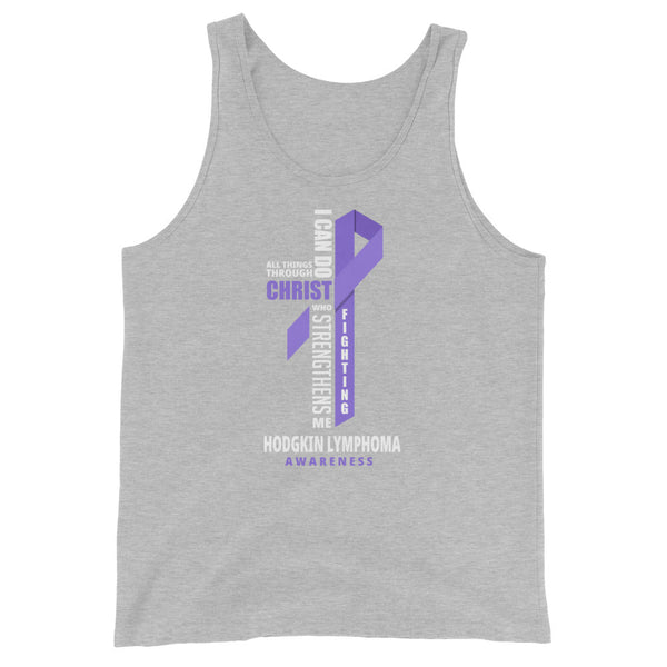 Men's Hodgkin's Cancer Christ Tank Top - JohnVsGBMAthletic HeatherXS
