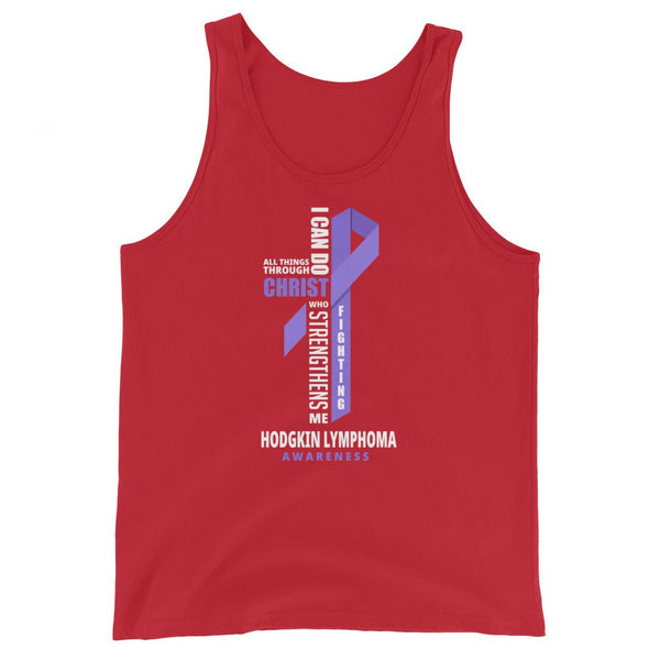 Men's Hodgkin's Cancer Christ Tank Top - JohnVsGBMRedXS