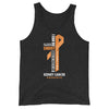 Men's Kidney Cancer Christ Tank Top - JohnVsGBMCharcoal - Black TriblendXS