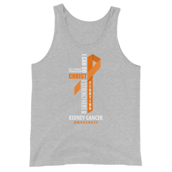 Men's Kidney Cancer Christ Tank Top - JohnVsGBMAthletic HeatherXS