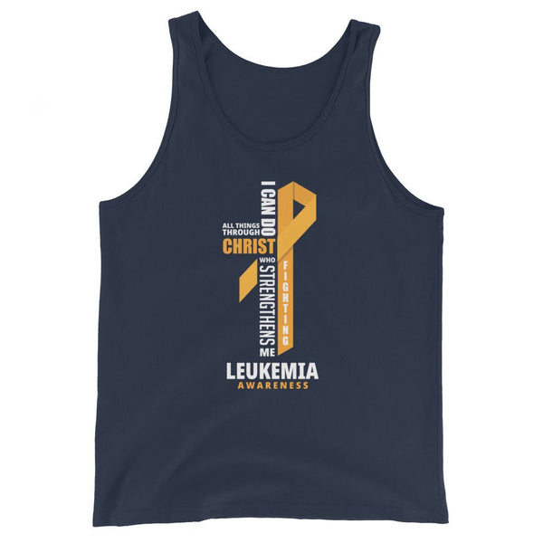 Men's Leukemia Christ Tank Top - JohnVsGBMNavyXS