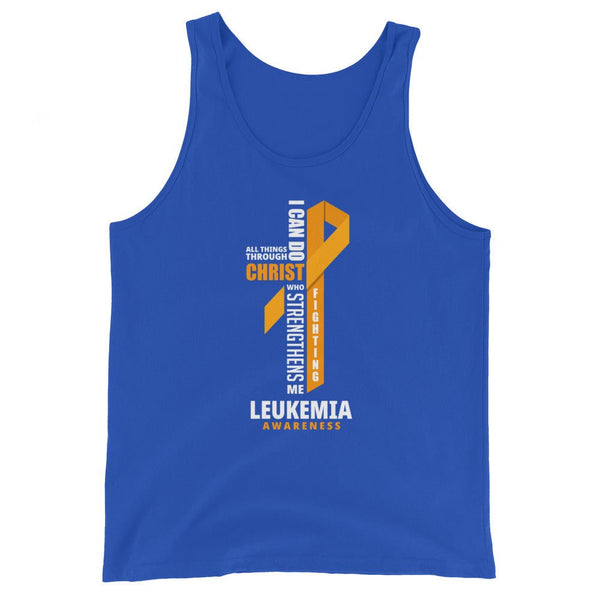 Men's Leukemia Christ Tank Top - JohnVsGBMTrue RoyalXS