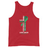 Men's Liver Cancer Christ Tank Top - JohnVsGBMRedXS