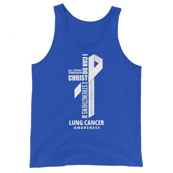 Men's Lung Cancer Christ Tank Top - JohnVsGBMTrue RoyalXS