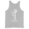 Men's Lung Cancer Christ Tank Top - JohnVsGBMAthletic HeatherXS