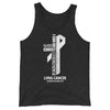 Men's Lung Cancer Christ Tank Top - JohnVsGBMCharcoal - Black TriblendXS