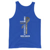 Men's Melanoma Cancer Christ Tank Top - JohnVsGBMTrue RoyalXS