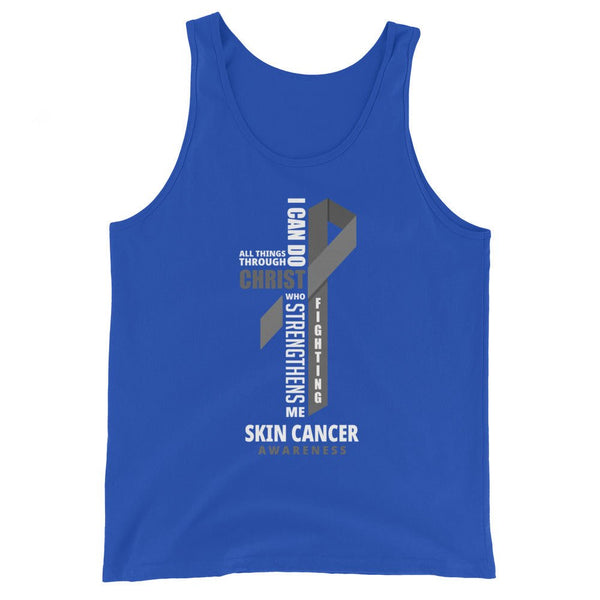 Men's Melanoma Cancer Christ Tank Top - JohnVsGBMTrue RoyalXS
