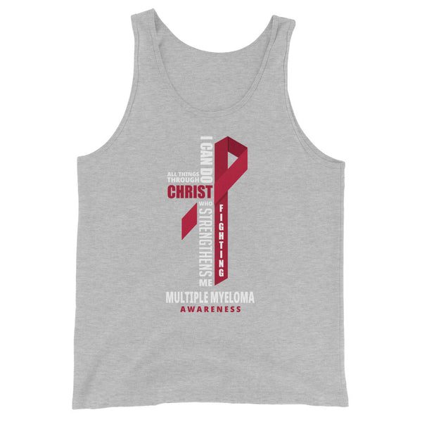 Men's Multiple Myeloma Christ Tank Top - JohnVsGBMAthletic HeatherXS