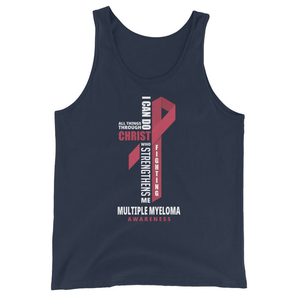 Men's Multiple Myeloma Christ Tank Top - JohnVsGBMNavyXS
