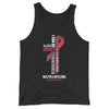 Men's Multiple Myeloma Christ Tank Top - JohnVsGBMCharcoal - Black TriblendXS