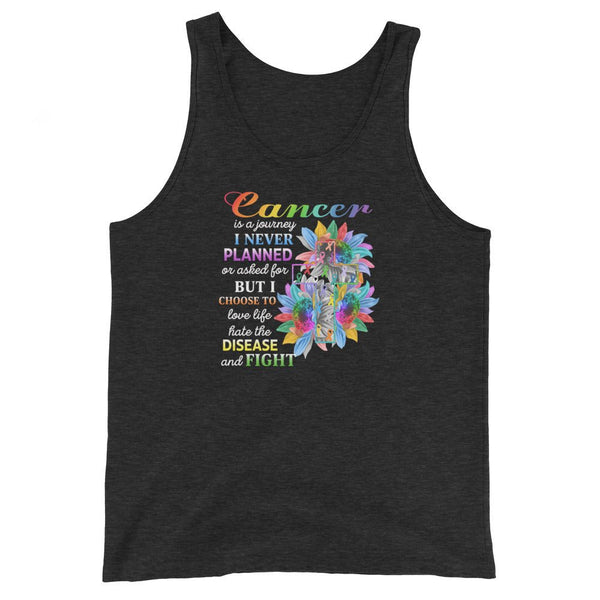 Men's Never Planned Tank Top - JohnVsGBMCharcoal - Black TriblendXS