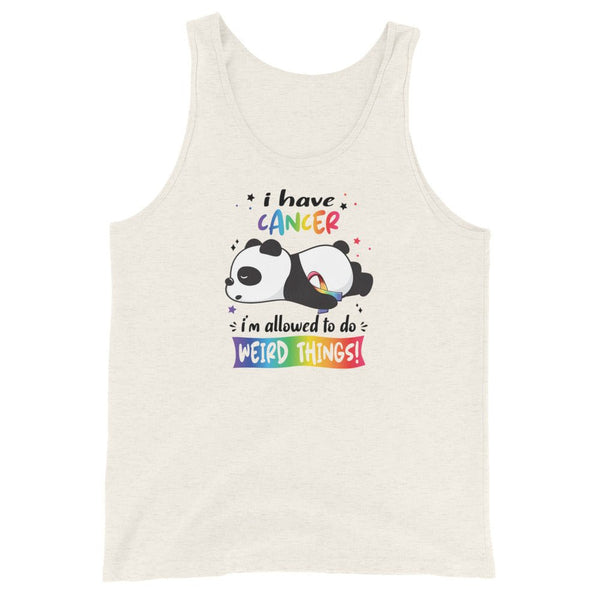 Men's Weird Things Tank Top - JohnVsGBMOatmeal TriblendXS