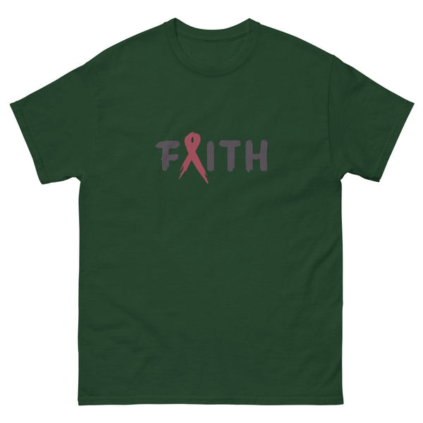 Multiple Myeloma Faith Tee - JohnVsGBMForest GreenS
