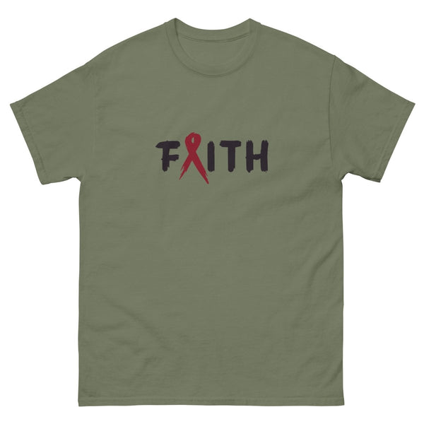 Multiple Myeloma Faith Tee - JohnVsGBMMilitary GreenS