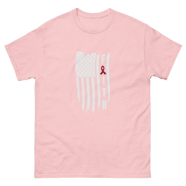 Multiple Myeloma Flag Tee - JohnVsGBMLight PinkS