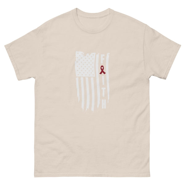 Multiple Myeloma Flag Tee - JohnVsGBMNaturalS
