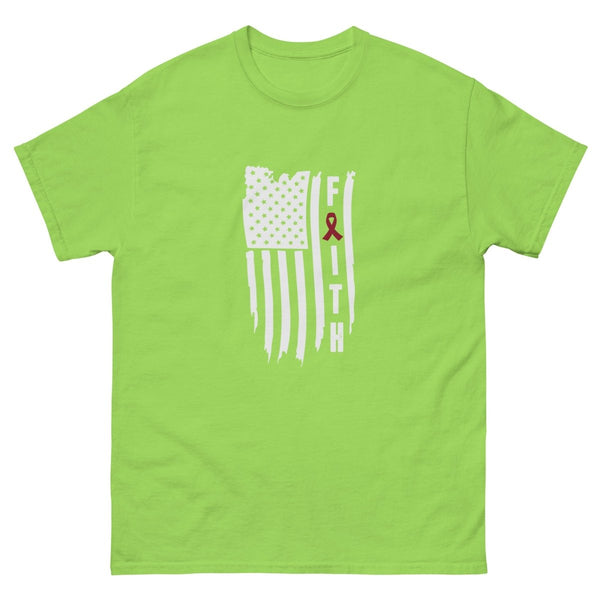 Multiple Myeloma Flag Tee - JohnVsGBMLimeS