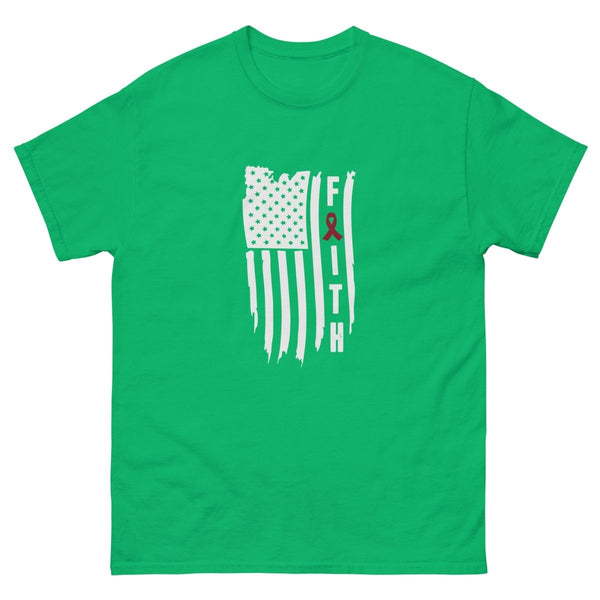 Multiple Myeloma Flag Tee - JohnVsGBMIrish GreenS